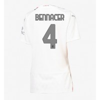 Maglie da calcio AC Milan Ismael Bennacer #4 Seconda Maglia Femminile 2023-24 Manica Corta